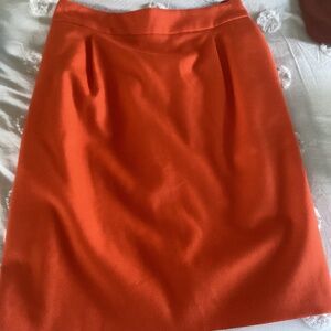 HUGO Hugo Boss wool a line knee length skirt sz 2